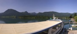 Archiv Foto Webcam Anlegesteg und Bahnhof am Wolfgangsee 09:00