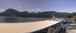 Archiv Foto Webcam Anlegesteg und Bahnhof am Wolfgangsee 11:00