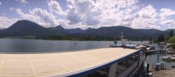 Archiv Foto Webcam Anlegesteg und Bahnhof am Wolfgangsee 13:00
