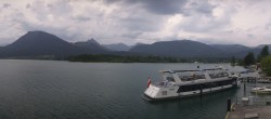 Archiv Foto Webcam Anlegesteg und Bahnhof am Wolfgangsee 17:00
