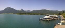Archiv Foto Webcam Anlegesteg und Bahnhof am Wolfgangsee 07:00