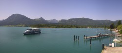 Archiv Foto Webcam Anlegesteg und Bahnhof am Wolfgangsee 09:00