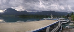 Archiv Foto Webcam Anlegesteg und Bahnhof am Wolfgangsee 06:00