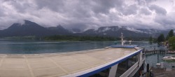 Archiv Foto Webcam Anlegesteg und Bahnhof am Wolfgangsee 07:00