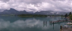 Archiv Foto Webcam Anlegesteg und Bahnhof am Wolfgangsee 09:00