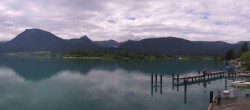 Archiv Foto Webcam Anlegesteg und Bahnhof am Wolfgangsee 11:00