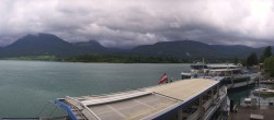 Archiv Foto Webcam Anlegesteg und Bahnhof am Wolfgangsee 05:00