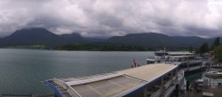 Archiv Foto Webcam Anlegesteg und Bahnhof am Wolfgangsee 06:00
