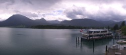 Archiv Foto Webcam Anlegesteg und Bahnhof am Wolfgangsee 11:00