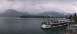 Archiv Foto Webcam Anlegesteg und Bahnhof am Wolfgangsee 11:00