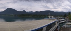 Archiv Foto Webcam Anlegesteg und Bahnhof am Wolfgangsee 05:00