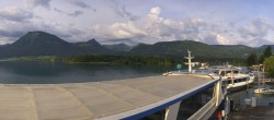Archiv Foto Webcam Anlegesteg und Bahnhof am Wolfgangsee 06:00
