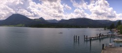 Archiv Foto Webcam Anlegesteg und Bahnhof am Wolfgangsee 13:00