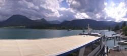 Archiv Foto Webcam Anlegesteg und Bahnhof am Wolfgangsee 15:00