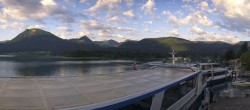 Archiv Foto Webcam Anlegesteg und Bahnhof am Wolfgangsee 05:00
