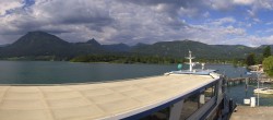 Archiv Foto Webcam Anlegesteg und Bahnhof am Wolfgangsee 07:00
