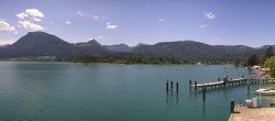 Archiv Foto Webcam Anlegesteg und Bahnhof am Wolfgangsee 11:00