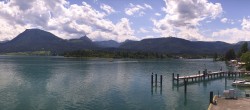 Archiv Foto Webcam Anlegesteg und Bahnhof am Wolfgangsee 13:00