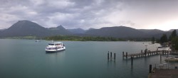 Archiv Foto Webcam Anlegesteg und Bahnhof am Wolfgangsee 15:00