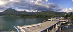 Archiv Foto Webcam Anlegesteg und Bahnhof am Wolfgangsee 06:00
