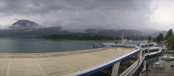Archiv Foto Webcam Anlegesteg und Bahnhof am Wolfgangsee 05:00