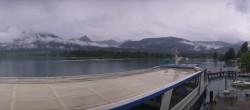 Archiv Foto Webcam Anlegesteg und Bahnhof am Wolfgangsee 07:00