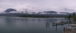 Archiv Foto Webcam Anlegesteg und Bahnhof am Wolfgangsee 09:00