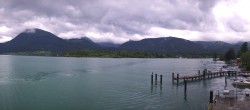 Archiv Foto Webcam Anlegesteg und Bahnhof am Wolfgangsee 09:00