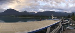 Archiv Foto Webcam Anlegesteg und Bahnhof am Wolfgangsee 05:00