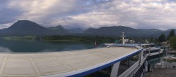Archiv Foto Webcam Anlegesteg und Bahnhof am Wolfgangsee 06:00