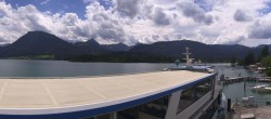 Archiv Foto Webcam Anlegesteg und Bahnhof am Wolfgangsee 13:00