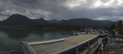 Archiv Foto Webcam Anlegesteg und Bahnhof am Wolfgangsee 21:00