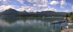 Archiv Foto Webcam Anlegesteg und Bahnhof am Wolfgangsee 09:00