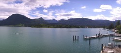 Archiv Foto Webcam Anlegesteg und Bahnhof am Wolfgangsee 15:00