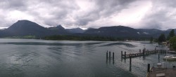 Archiv Foto Webcam Anlegesteg und Bahnhof am Wolfgangsee 09:00