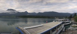 Archiv Foto Webcam Anlegesteg und Bahnhof am Wolfgangsee 05:00