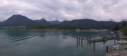 Archiv Foto Webcam Anlegesteg und Bahnhof am Wolfgangsee 09:00