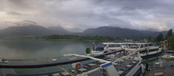 Archiv Foto Webcam Anlegesteg und Bahnhof am Wolfgangsee 06:00