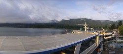 Archiv Foto Webcam Anlegesteg und Bahnhof am Wolfgangsee 01:00