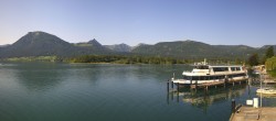 Archiv Foto Webcam Anlegesteg und Bahnhof am Wolfgangsee 07:00