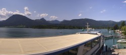 Archiv Foto Webcam Anlegesteg und Bahnhof am Wolfgangsee 11:00