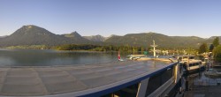 Archiv Foto Webcam Anlegesteg und Bahnhof am Wolfgangsee 06:00