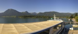 Archiv Foto Webcam Anlegesteg und Bahnhof am Wolfgangsee 07:00
