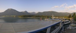 Archiv Foto Webcam Anlegesteg und Bahnhof am Wolfgangsee 06:00