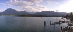 Archiv Foto Webcam Anlegesteg und Bahnhof am Wolfgangsee 17:00