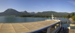 Archiv Foto Webcam Anlegesteg und Bahnhof am Wolfgangsee 07:00