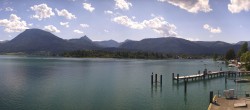 Archiv Foto Webcam Anlegesteg und Bahnhof am Wolfgangsee 13:00
