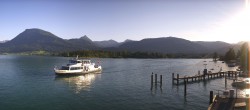 Archiv Foto Webcam Anlegesteg und Bahnhof am Wolfgangsee 17:00