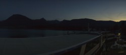Archiv Foto Webcam Anlegesteg und Bahnhof am Wolfgangsee 19:00