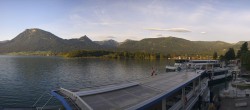Archiv Foto Webcam Anlegesteg und Bahnhof am Wolfgangsee 06:00